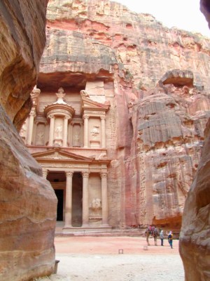 Al-Khazneh from the end of the Siq